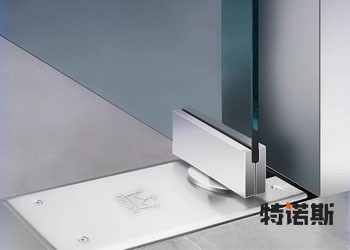 无框地弹门